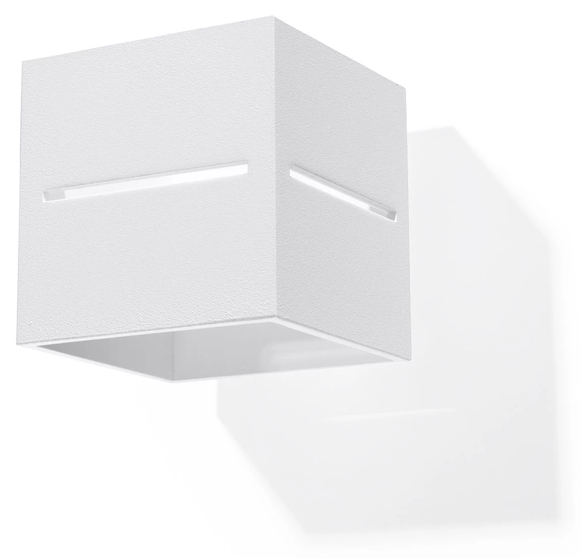 Sollux LOBO Moderne Wandleuchte Eckig Weiss 1-flg. G9 3 Sollux LOBO Moderne Wandleuchte Eckig Weiss 1-flg. G9