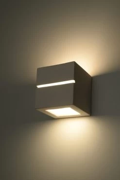 Sollux LEO Moderne Keramik Wandleuchte Weiss 1-flg. E27 -Lichtwelt Verkauf sxsl.0230 2