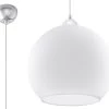 Sollux BALL Kugel Hängellampe Weiss, Chrom 1-flg. E27 -Lichtwelt Verkauf sxsl.0256