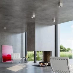 Sollux Blake Aufbauleuchte Grau GU10 Dimmbar 12x12x11cm -Lichtwelt Verkauf sxsl.0699 13