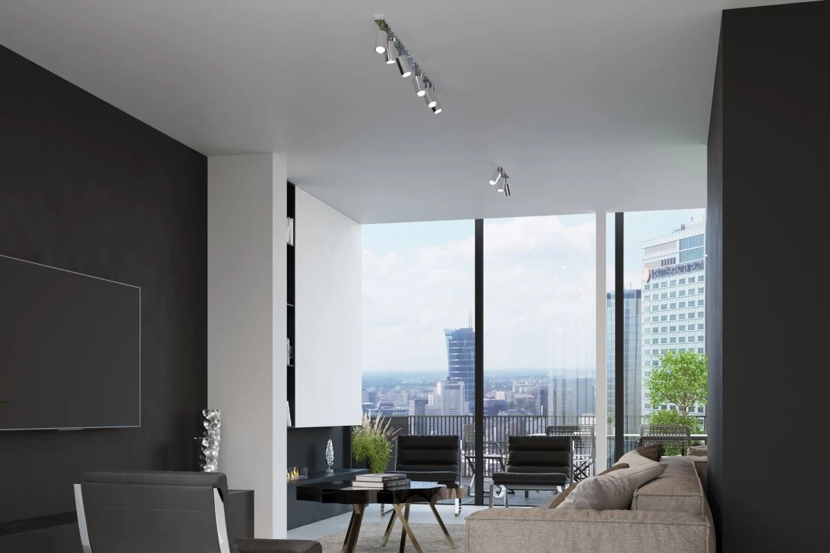 Sollux Ring Wandstrahler Chrom GU10 Dimmbar 8x16x8cm 4 Sollux Ring Wandstrahler Chrom GU10 Dimmbar 8x16x8cm – Bild 2