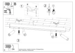 Sollux Eyetech 4 Deckenstrahler Weiß 4x G9 Dimmbar 60x3x20cm -Lichtwelt Verkauf sxsl.0905 11
