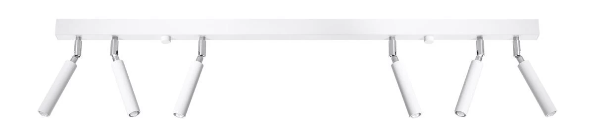 Sollux Eyetech 6 Deckenstrahler Weiß 6x G9 Dimmbar 100x3x20cm 3 Sollux Eyetech 6 Deckenstrahler Weiß 6x G9 Dimmbar 100x3x20cm