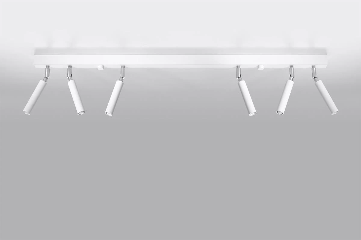 Sollux Eyetech 6 Deckenstrahler Weiß 6x G9 Dimmbar 100x3x20cm 10 Sollux Eyetech 6 Deckenstrahler Weiß 6x G9 Dimmbar 100x3x20cm – Bild 8