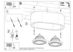 Sollux Basic 2 Aufbauleuchte Natur Holz 2x GU10 Dimmbar 27x14x10cm -Lichtwelt Verkauf sxsl.0914 11