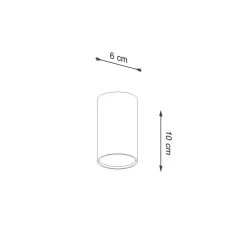Sollux Lagos 10 Aufbauleuchte Weiß GU10 Dimmbar 6x6x10cm -Lichtwelt Verkauf sxsl.0996 10