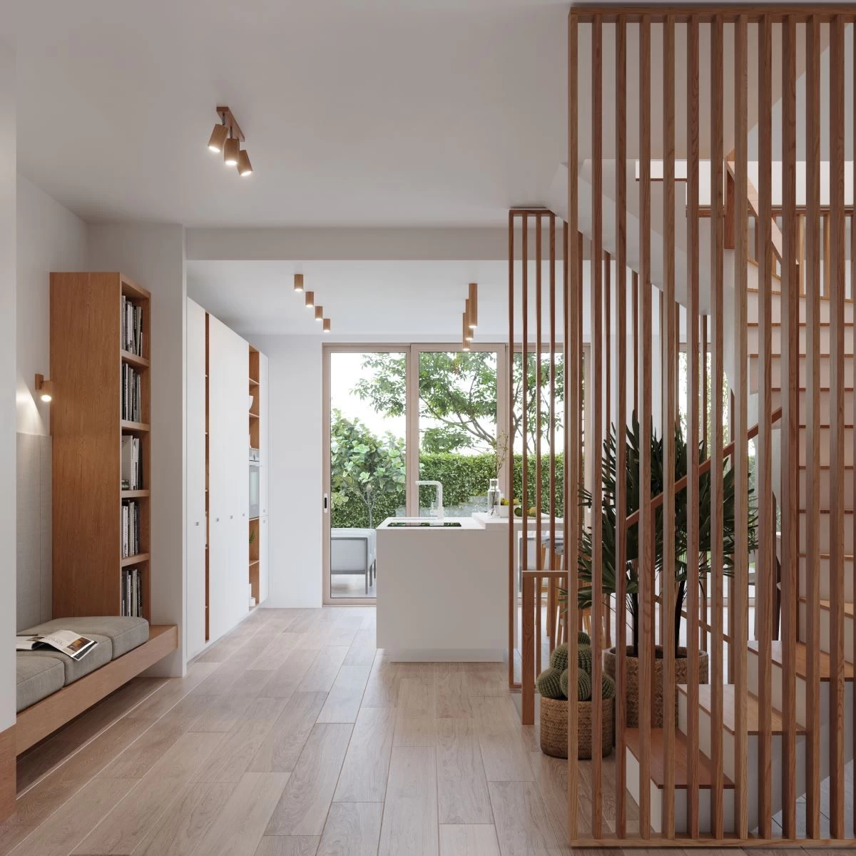 Sollux Zeke 2 Deckenstrahler Eiche 2x GU10 Dimmbar 30x5x20cm 7 Sollux Zeke 2 Deckenstrahler Eiche 2x GU10 Dimmbar 30x5x20cm – Bild 5