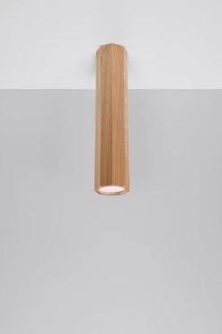 Sollux Zeke 30 Aufbauleuchte Eiche GU10 Dimmbar 6x6x30cm -Lichtwelt Verkauf sxsl.1034 2