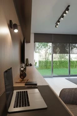 Sollux Ring Wandstrahler Schwarz GU10 Mit Wippschalter -Lichtwelt Verkauf sxsl.1049 13