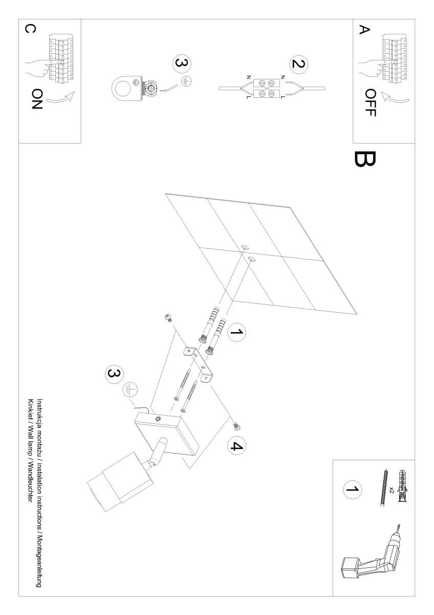 Sollux Nero Wandstrahler Schwarz, Gold GU10 Dimmbar 8x17,5x16cm 7 Sollux Nero Wandstrahler Schwarz, Gold GU10 Dimmbar 8x17,5x16cm – Bild 5