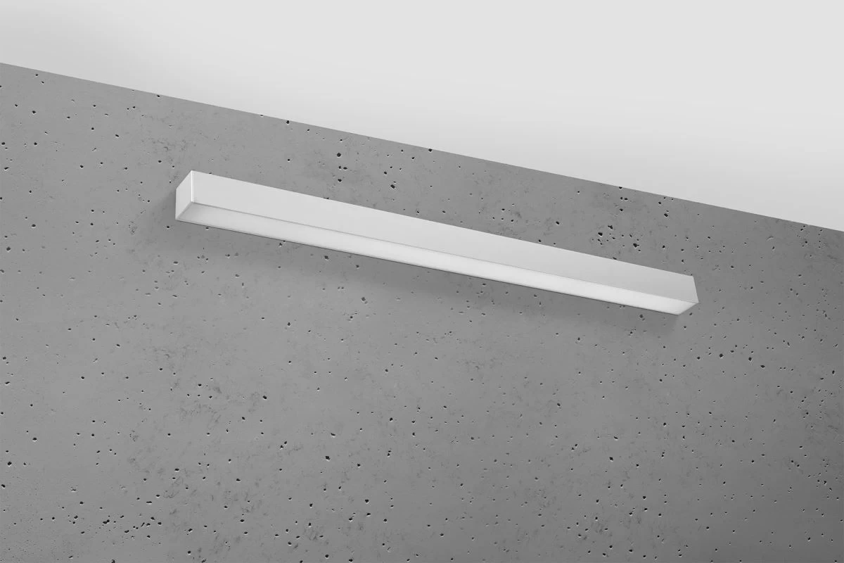 Thoro Pinne 90 LED Wandlampe Grau 4600lm 4000K 90x6x6cm 8 Thoro Pinne 90 LED Wandlampe Grau 4600lm 4000K 90x6x6cm – Bild 6