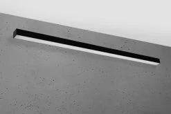 Thoro Pinne 150 LED Wandlampe Schwarz 7200lm 4000K 150x6x6cm -Lichtwelt Verkauf sxth.093 2