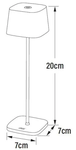 KONSTSMIDE Capri Mini LED USB Akku Tischleuchte Weiss Dimmbar 2200/3000K 19 KONSTSMIDE Capri Mini LED USB Akku Tischleuchte Weiss Dimmbar 2200/3000K -Lichtwelt Verkauf tzcaprimini 1