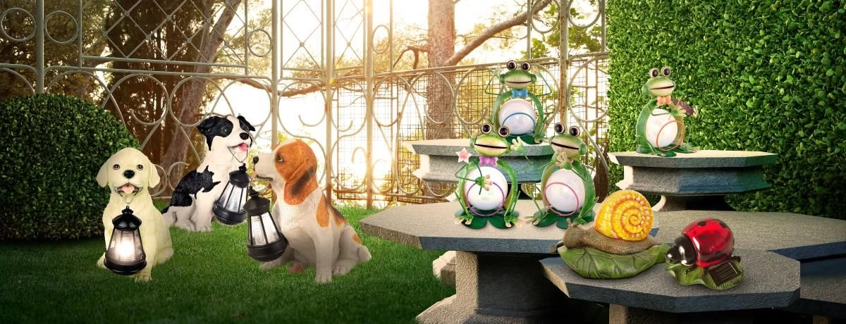 Globo SOLAR Solarleuchte Kunststoff Hund Braun, 1xLED 5 Globo SOLAR Solarleuchte Kunststoff Hund Braun, 1xLED – Bild 3