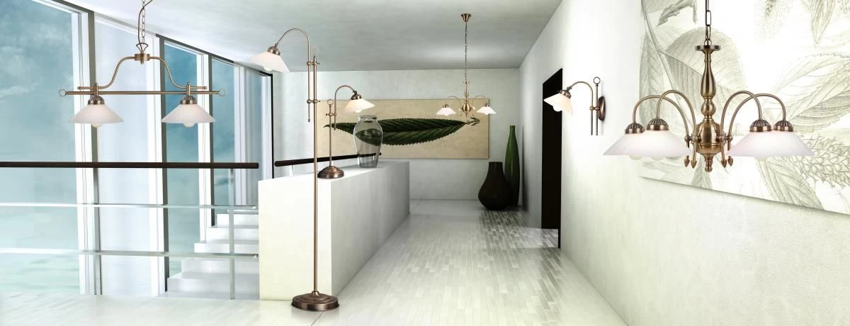 Globo LANDLIFE Stehleuchte Altmessing, 1xE27 4 Globo LANDLIFE Stehleuchte Altmessing, 1xE27 – Bild 2