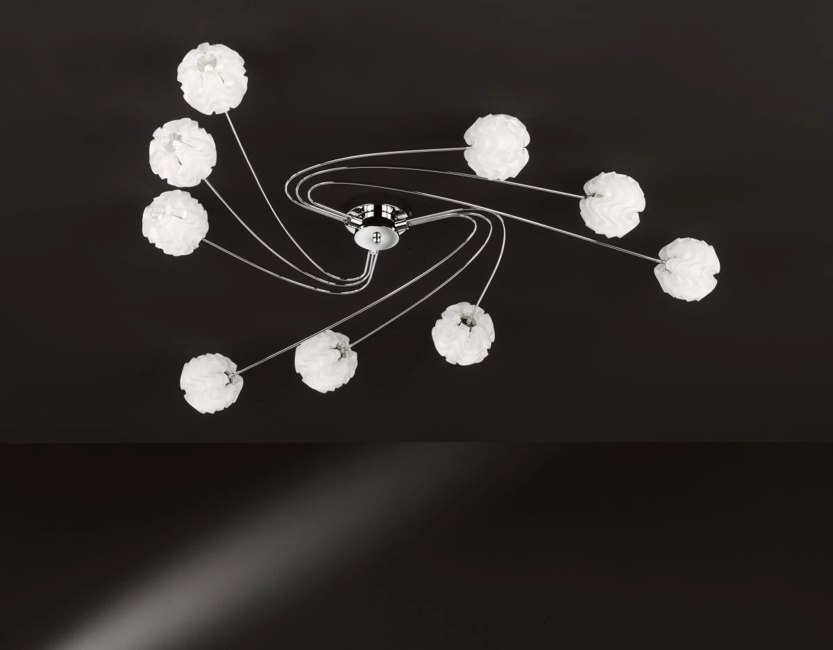 Wofi Deckenlampe MAYA Weiß 9x G9 3 Wofi Deckenlampe MAYA Weiß 9x G9