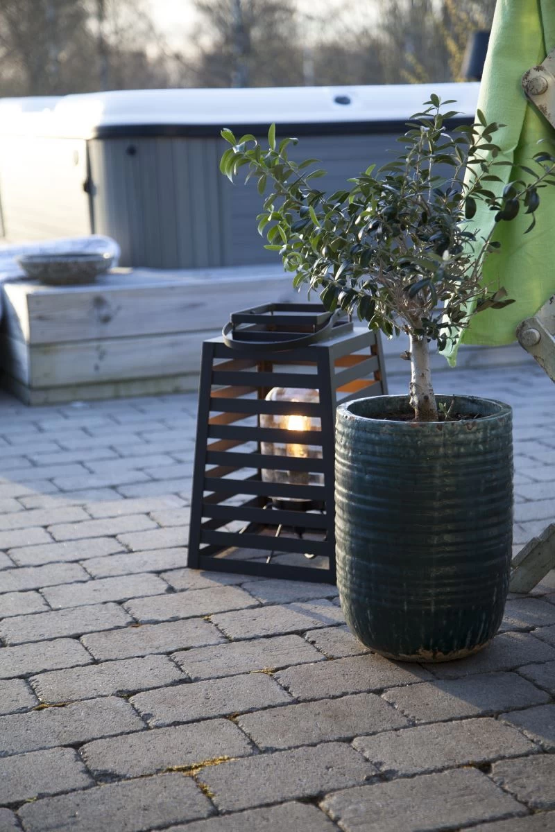 By Rydens Yankton Laternen Stehleuchte Sandschwarz IP44 1x E27 30x30x60cm 5 By Rydens Yankton Laternen Stehleuchte Sandschwarz IP44 1x E27 30x30x60cm – Bild 3